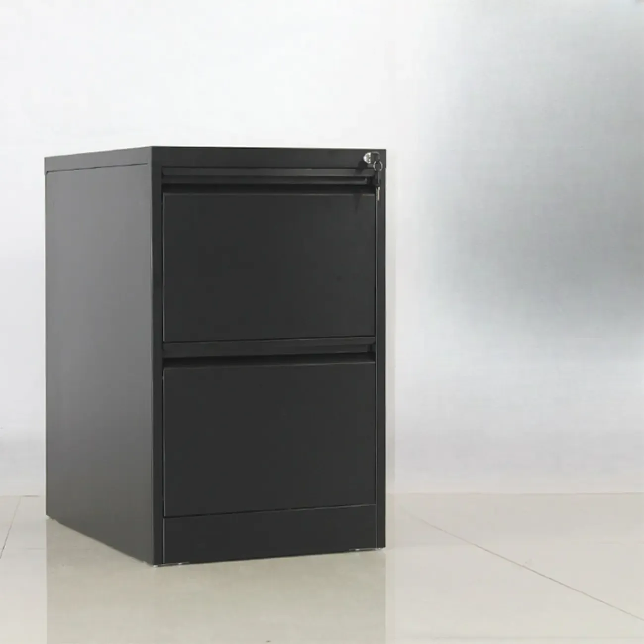Glam Steel Filing Cabinet with Drawers in 3 Colors for Office Image - 3