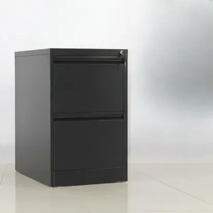 Glam Steel Filing Cabinet with Drawers in 3 Colors for Office Image - 3