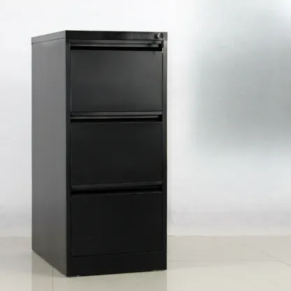 Glam Steel Filing Cabinet with Drawers in 3 Colors for Office Image - 9