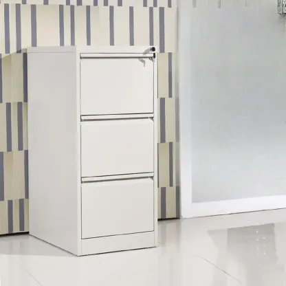 Glam Steel Filing Cabinet with Drawers in 3 Colors for Office Image - 11