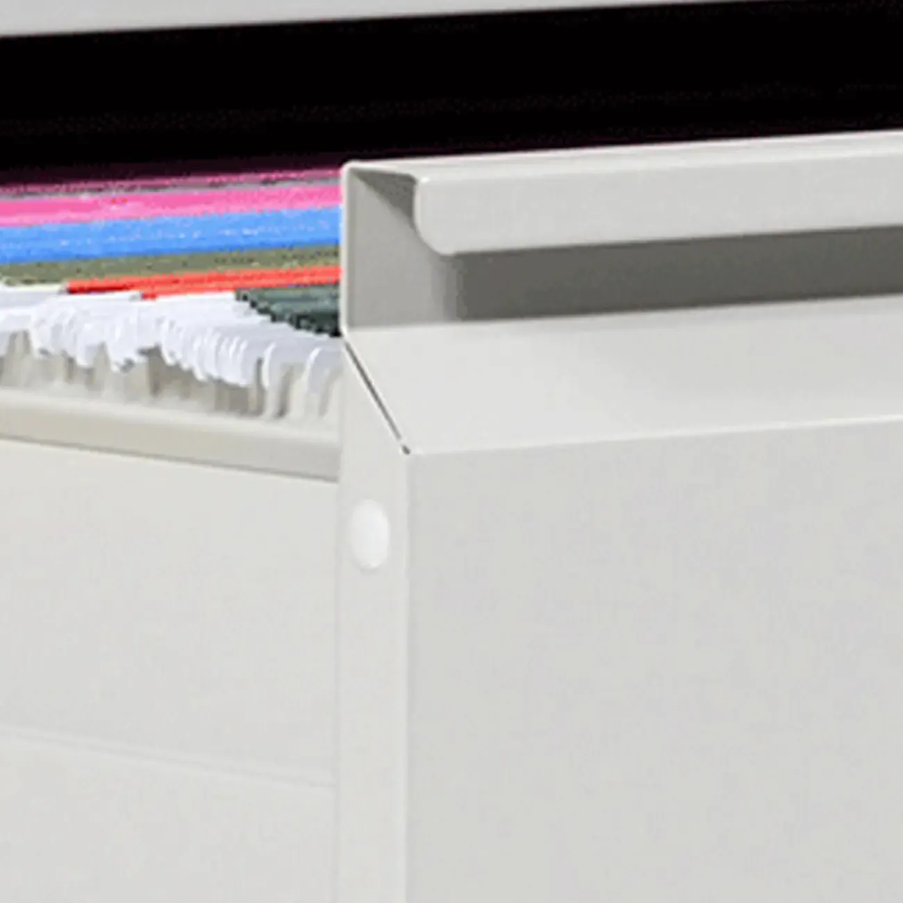 Glam Steel Filing Cabinet with Drawers in 3 Colors for Office Image - 12