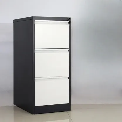 Glam Steel Filing Cabinet with Drawers in 3 Colors for Office Image - 13