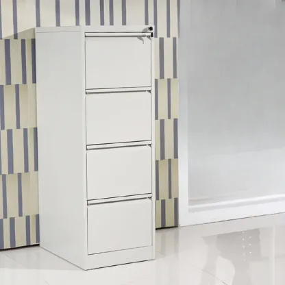 Glam Steel Filing Cabinet with Drawers in 3 Colors for Office Image - 19