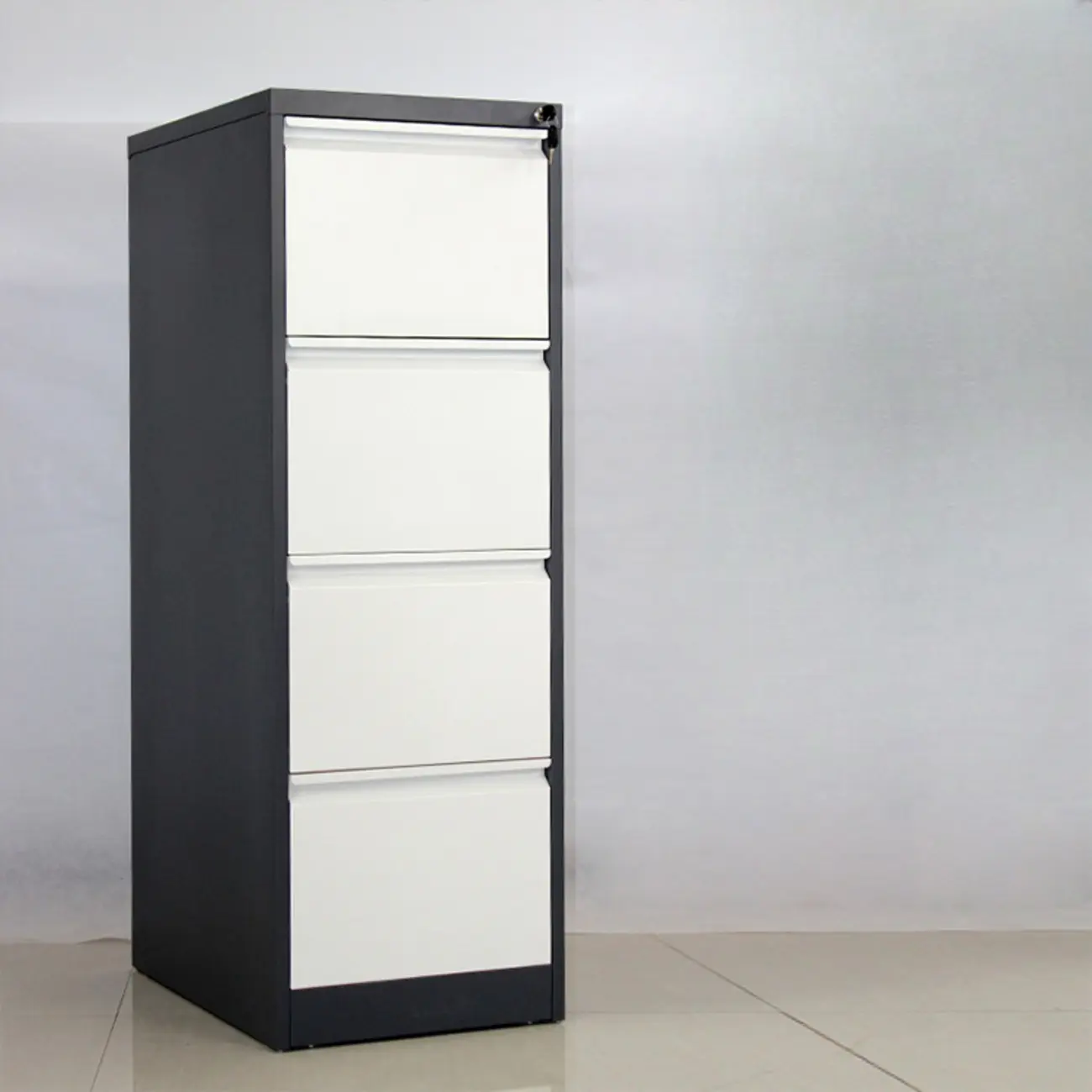 Glam Steel Filing Cabinet with Drawers in 3 Colors for Office Image - 20 | homeyfad