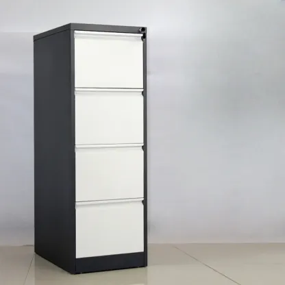 Glam Steel Filing Cabinet with Drawers in 3 Colors for Office Image - 20