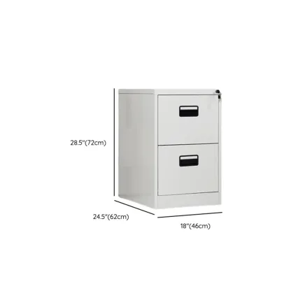 Glam Steel Filing Cabinet with Drawers in 3 Colors for Office #size