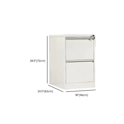 Glam Steel Filing Cabinet with Drawers in 3 Colors for Office Image - 26