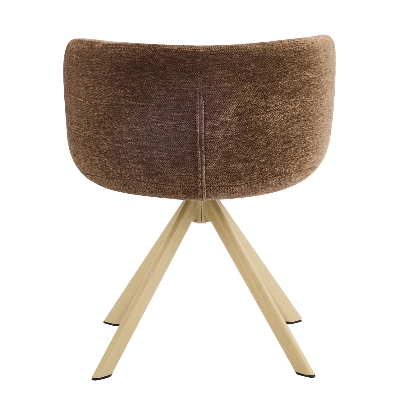 Modern Low Back Fabric Swivel Dining Chairs Set of 2 Image - 13 | homeyfad