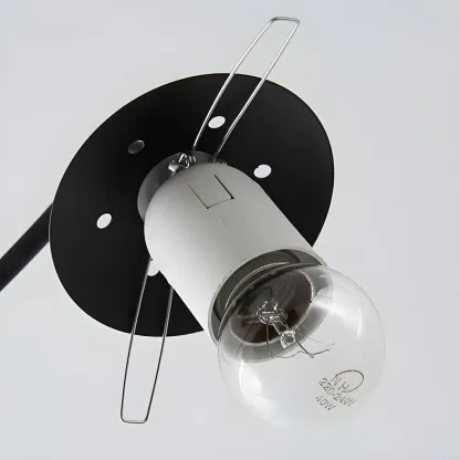 Modern Globe Bulb Orb Metal Semi Flush Ceiling Light