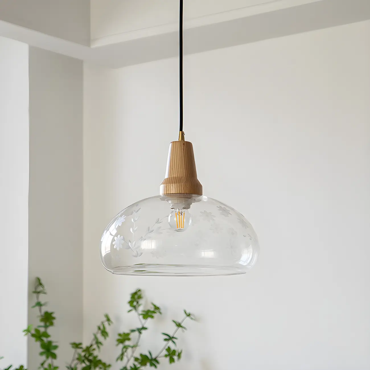Modern Glass Geometric Pendant Light for Kitchen Island Image - 6 | homeyfad
