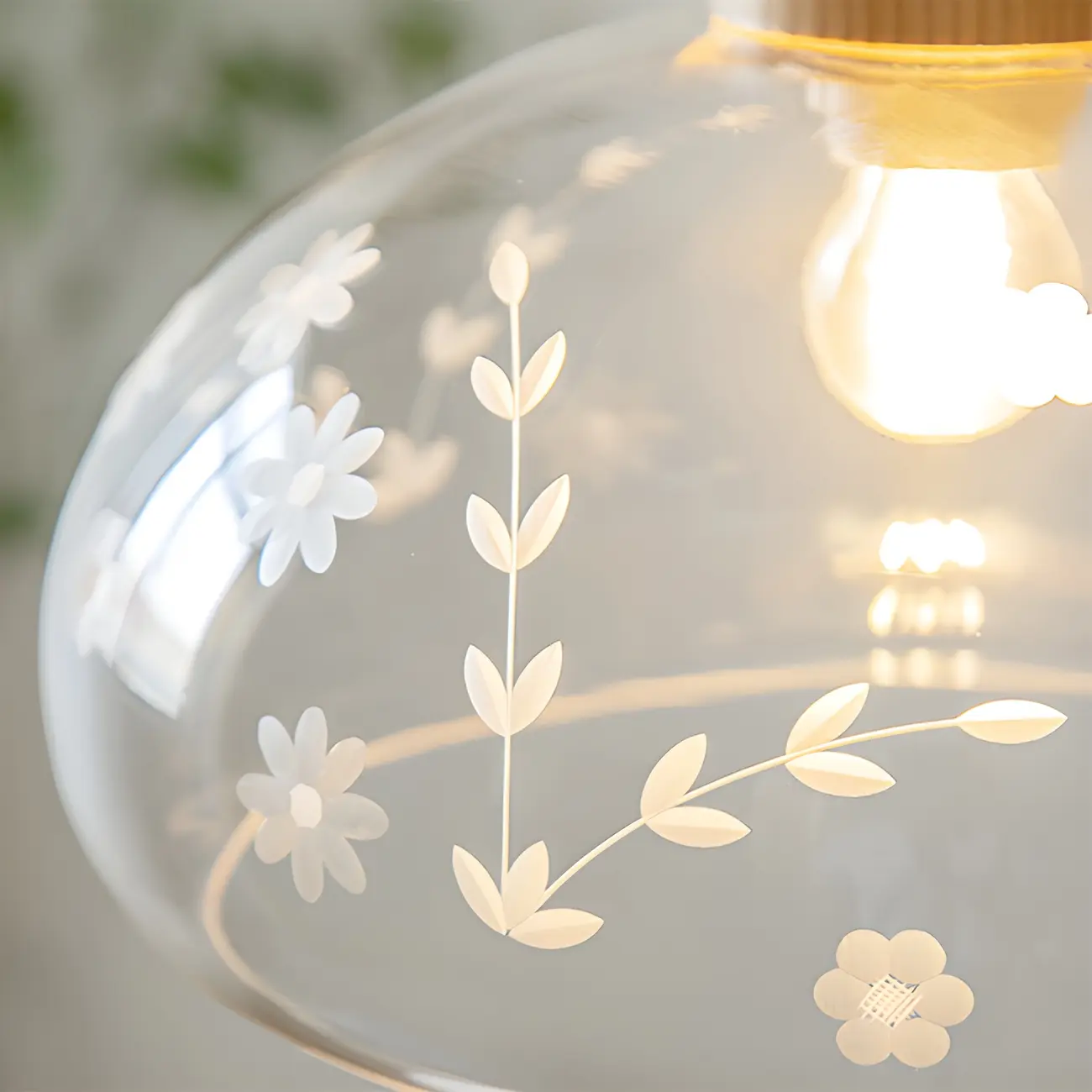 Modern Glass Geometric Pendant Light for Kitchen Island Image - 7 | homeyfad