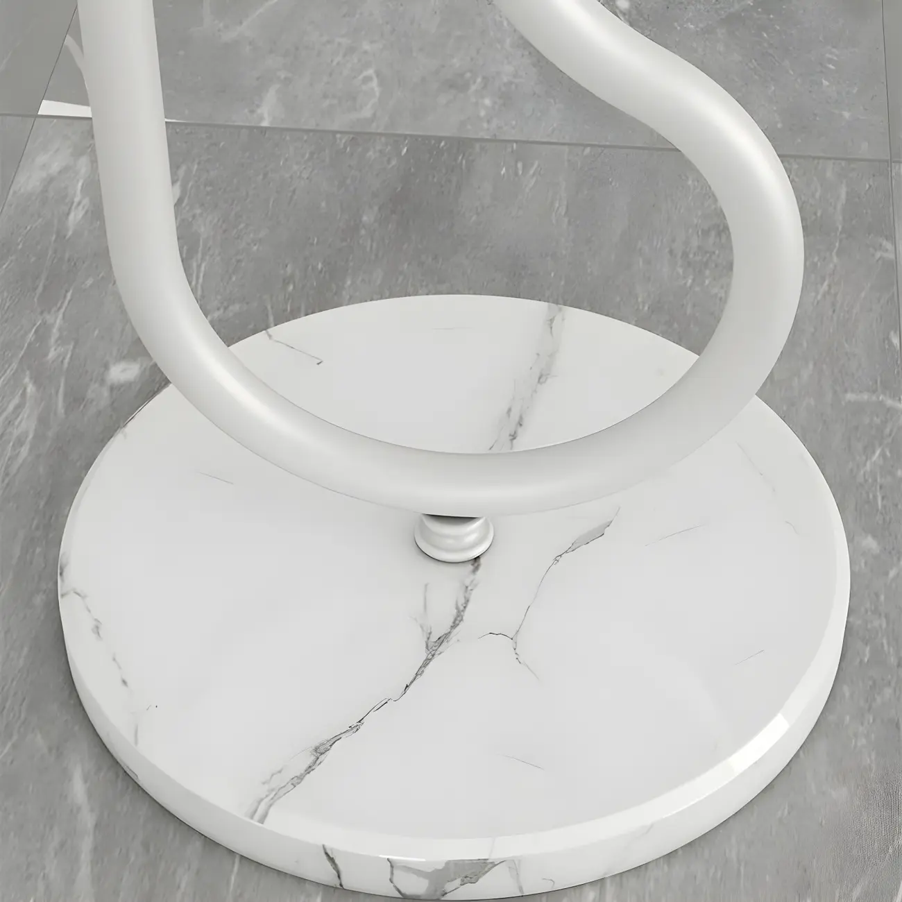 Modern LED Floor Lamp with Pleated Shade for Living Room Image - 7 | homeyfad