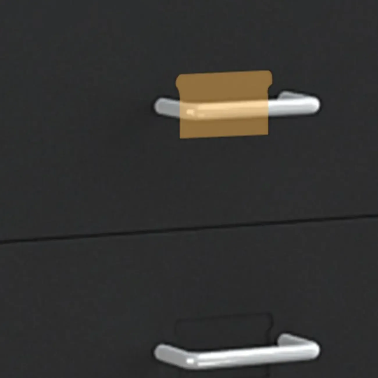 Nordic Vertical Metal Filing Cabinet with Casters for Home Office Image - 12