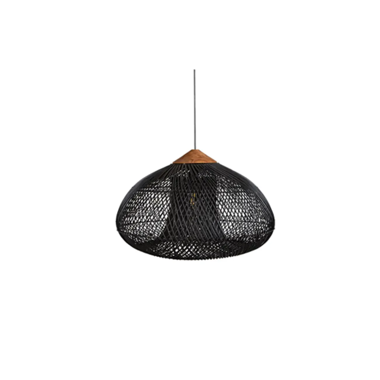 Wabi sabi style Rattan Pendant Light   Image - 21