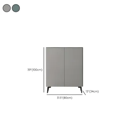 Gloss Green Wood Shoe Storage Cabinet for Entryway #size