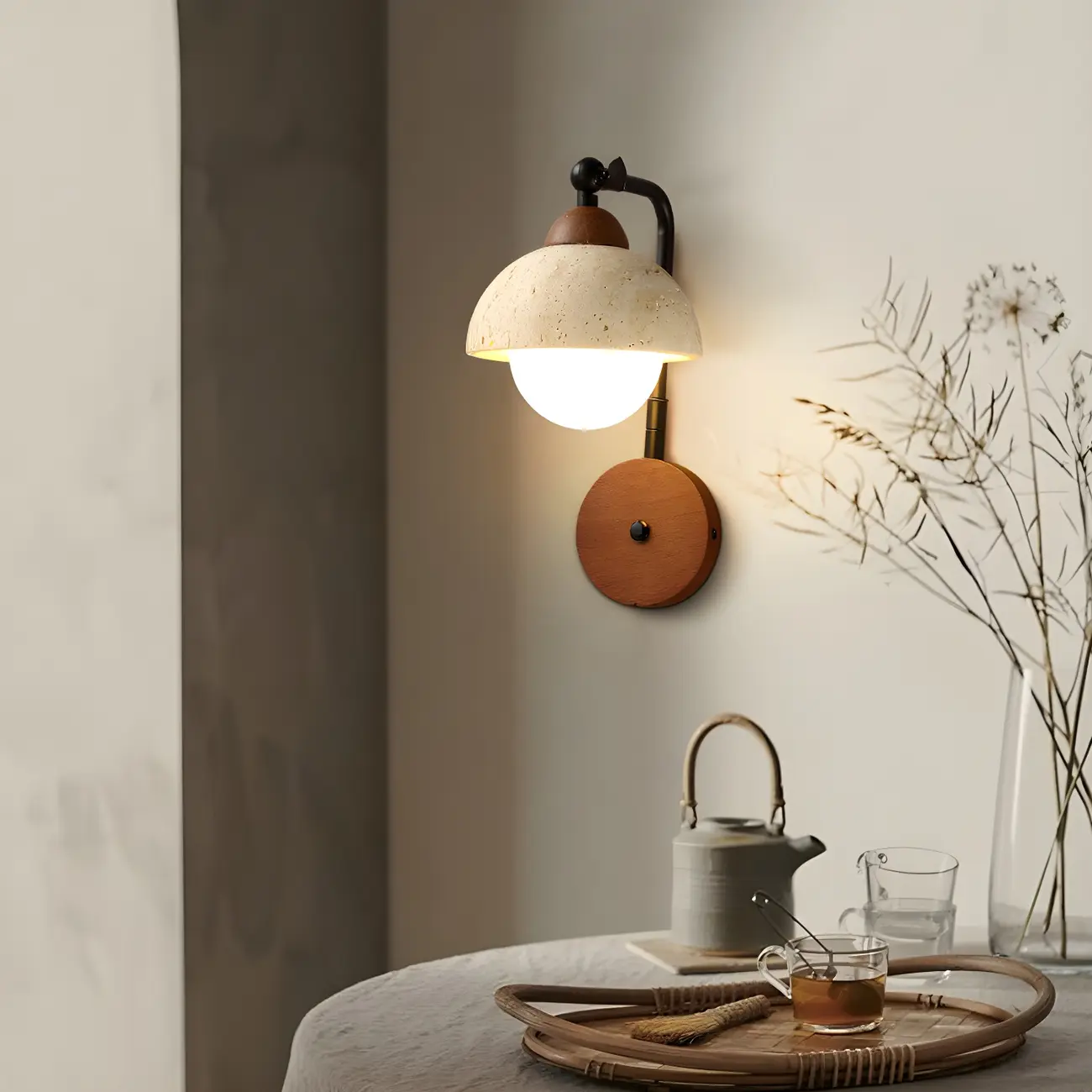 Industrial White Wall Light Fixture For Living Room Decor | homeyfad