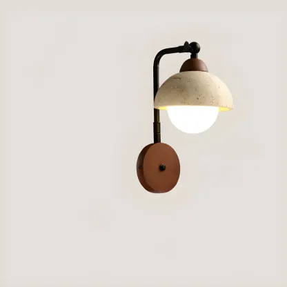 Industrial White Wall Light Fixture For Living Room Decor