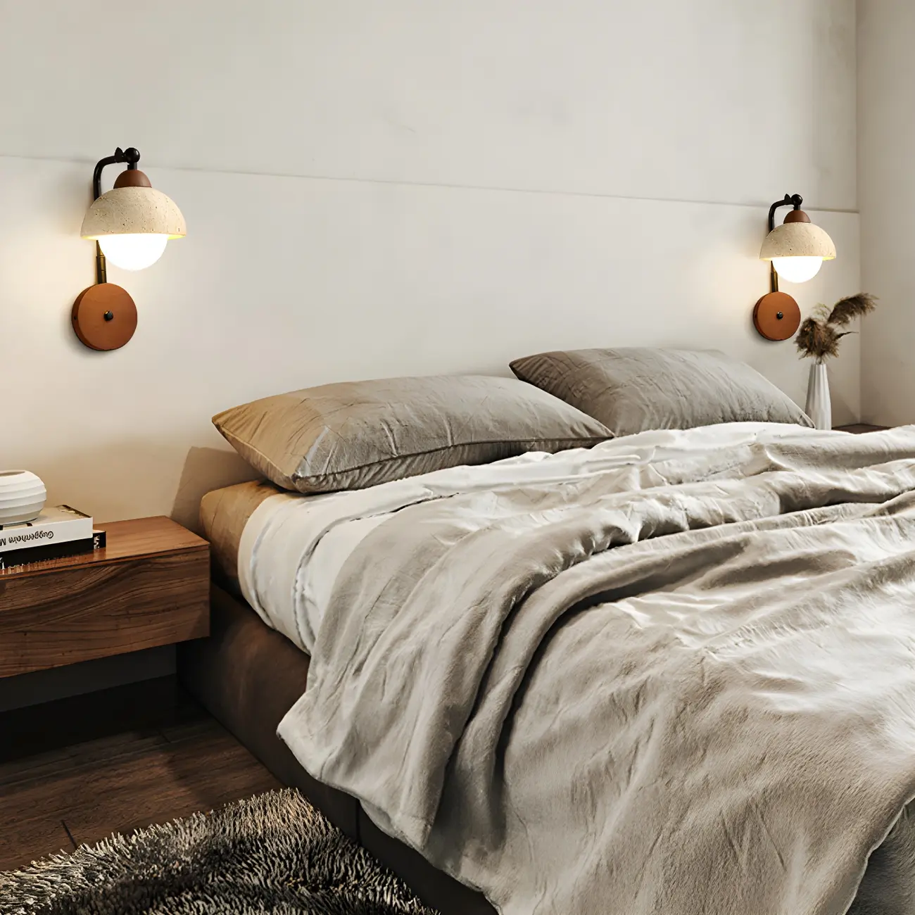 Industrial White Wall Light Fixture For Living Room Decor | homeyfad