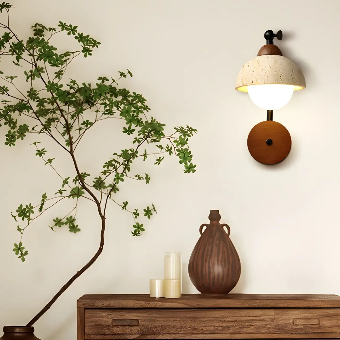 Industrial White Wall Light Fixture For Living Room Decor