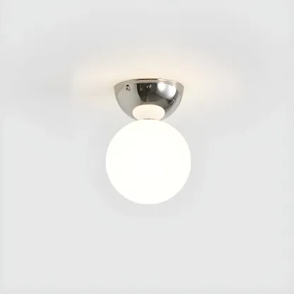 Modern Macaron Semi Flush Ceiling Light for Living Room Image - 5