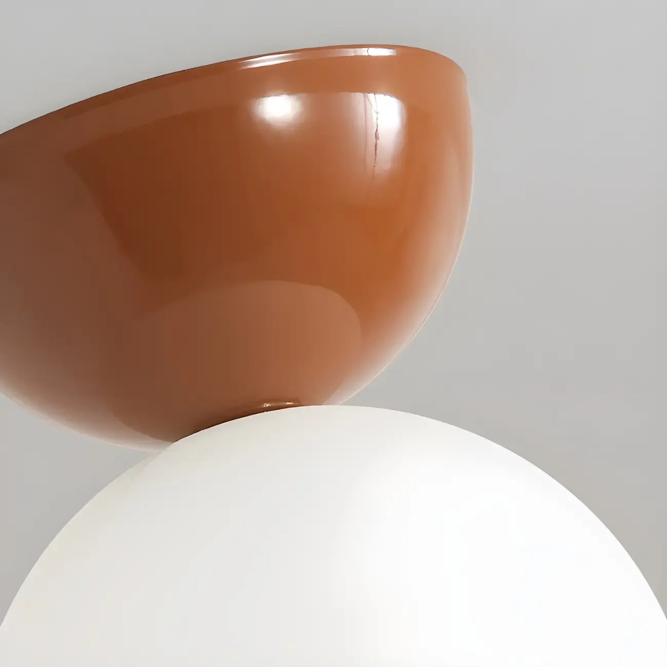 Modern Macaron Semi Flush Ceiling Light for Living Room Image - 8