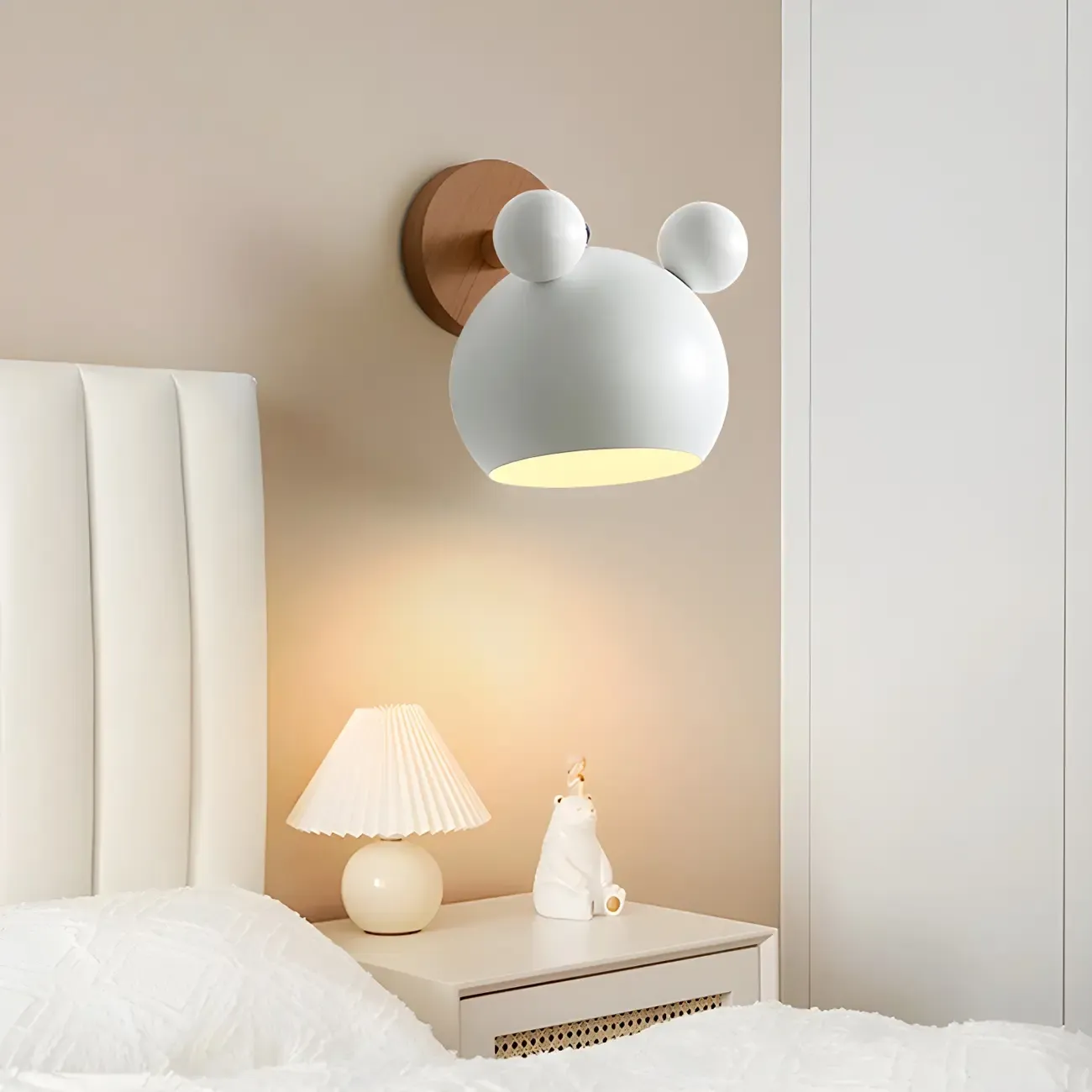 Playful Colorful Metal Shade Wall Sconce Image - 3
