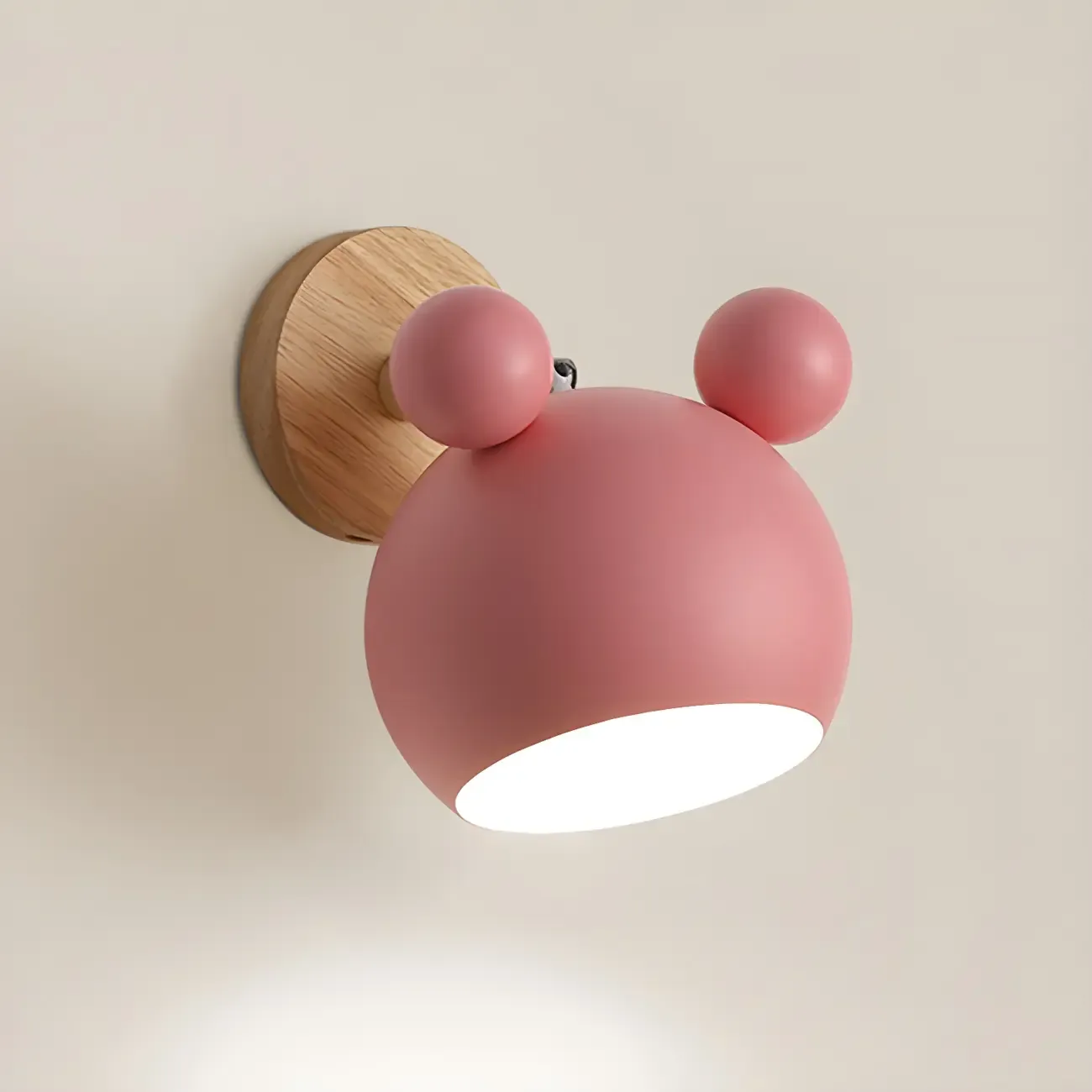 Playful Colorful Metal Shade Wall Sconce Image - 12