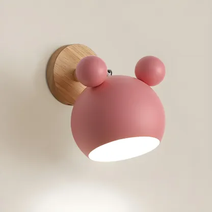 Playful Colorful Metal Shade Wall Sconce Image - 12