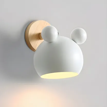 Playful Colorful Metal Shade Wall Sconce Image - 15