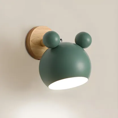 Playful Colorful Metal Shade Wall Sconce Image - 16
