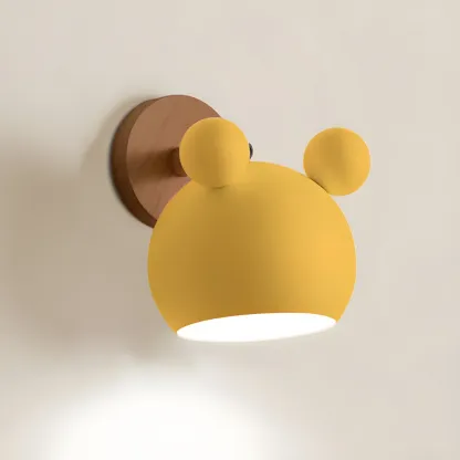 Playful Colorful Metal Shade Wall Sconce Image - 19