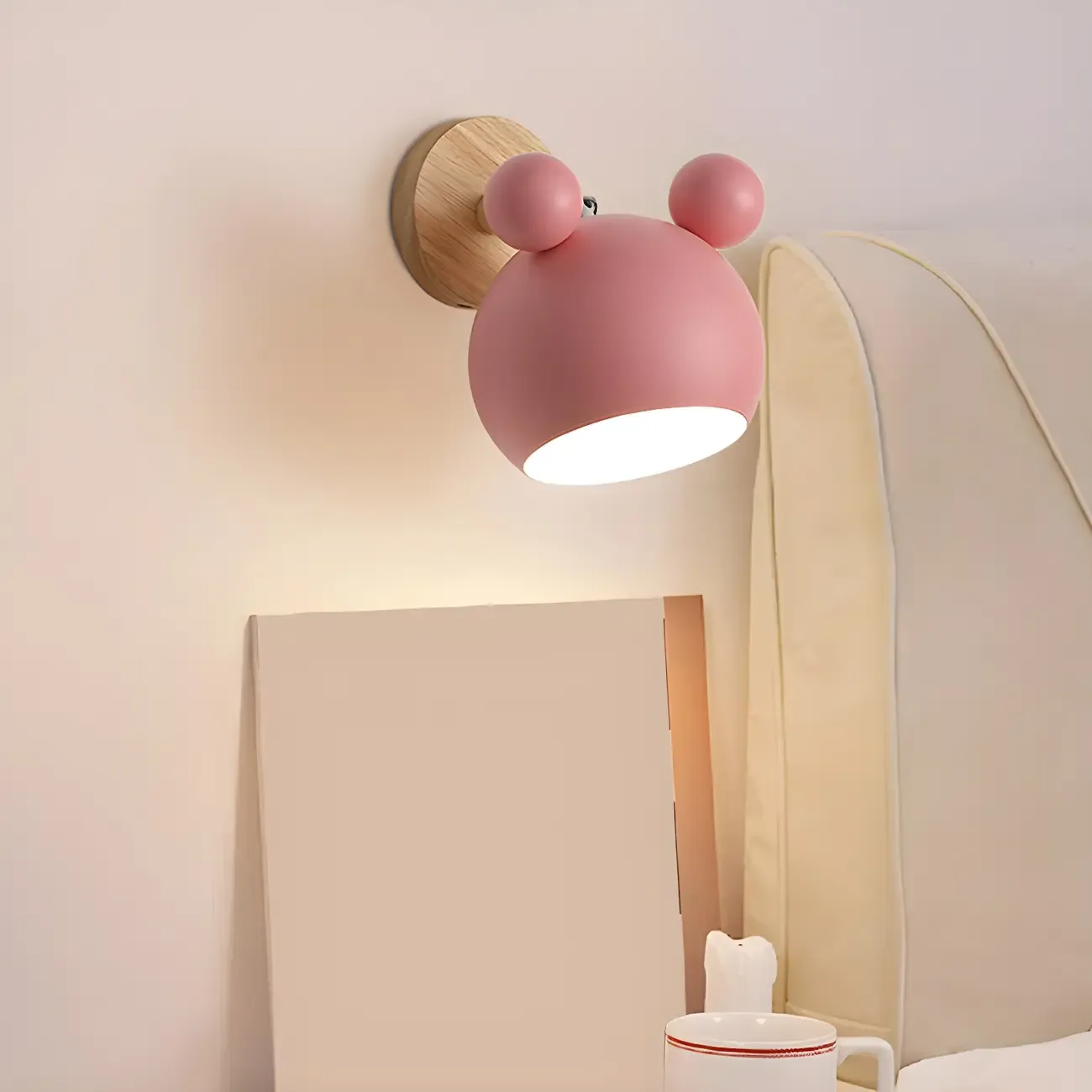 Playful Colorful Metal Shade Wall Sconce Image - 6
