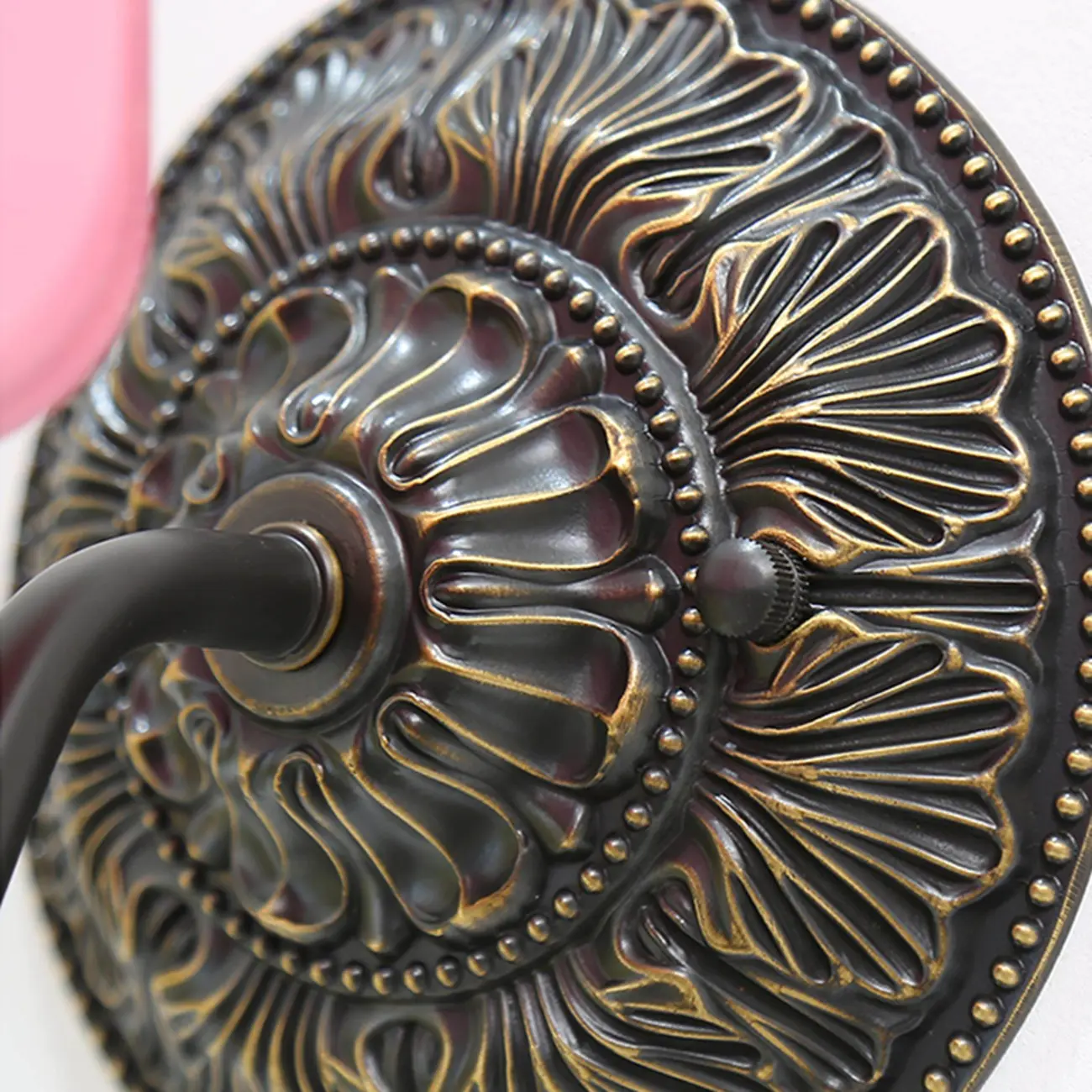 Green Elegant Glass Steel Vintage Wall Sconce Image - 12 | homeyfad