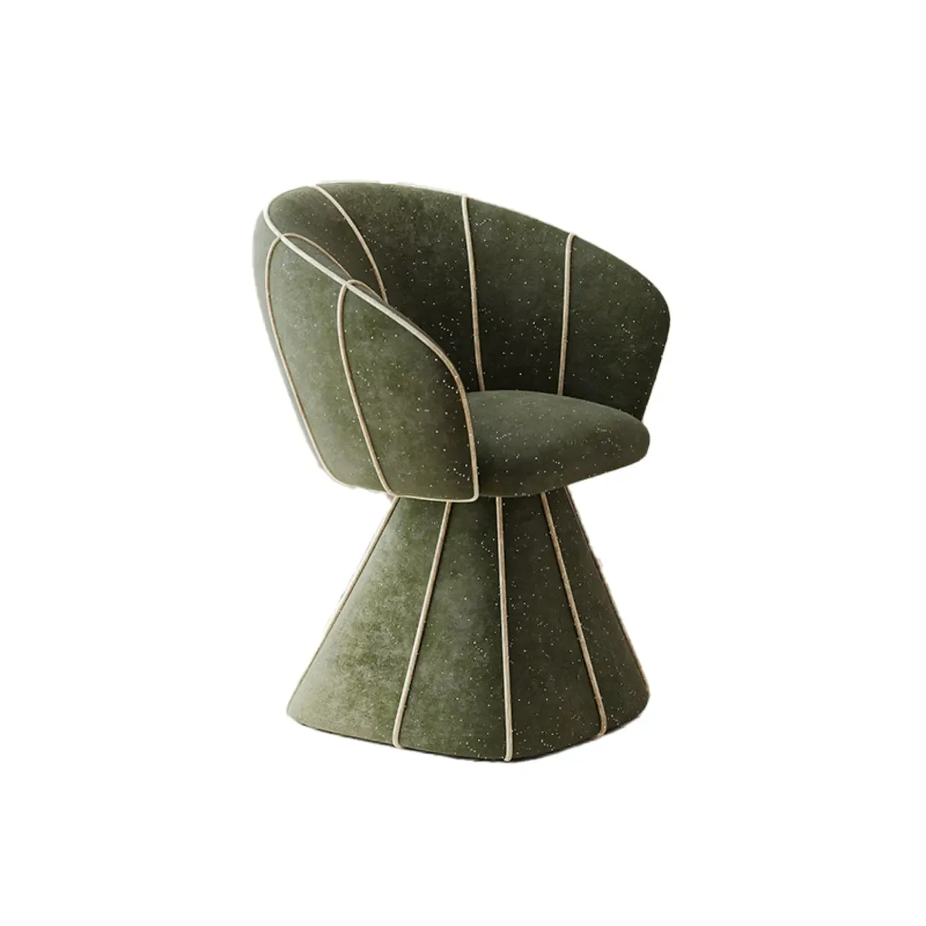 Glam Modern Small Sherpa Low Back Accent Chair with Arms Image - 17