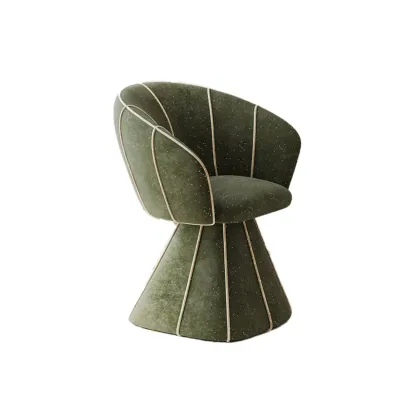 Glam Modern Small Sherpa Low Back Accent Chair with Arms Image - 17