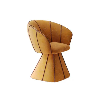 Glam Modern Small Sherpa Low Back Accent Chair with Arms Image - 15