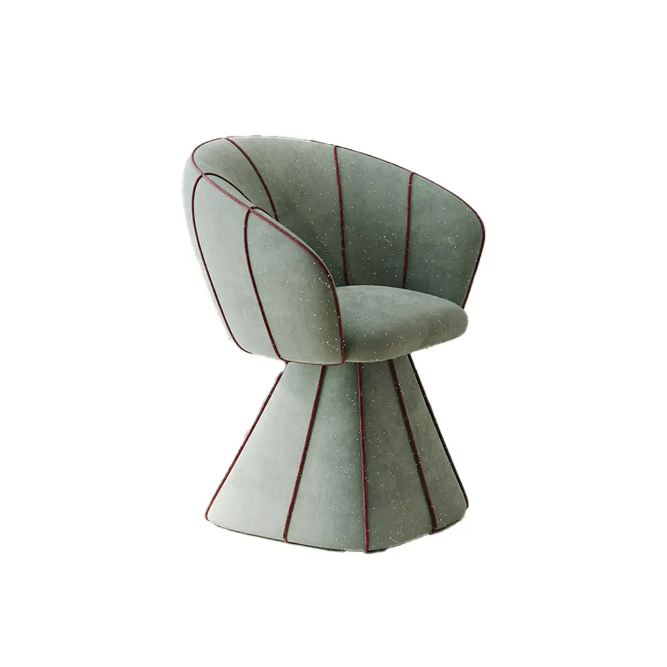 Glam Modern Small Sherpa Low Back Accent Chair with Arms Image - 20