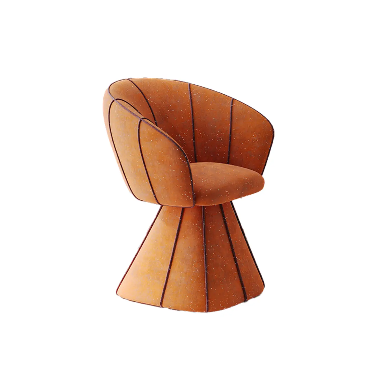 Glam Modern Small Sherpa Low Back Accent Chair with Arms Image - 14 | homeyfad