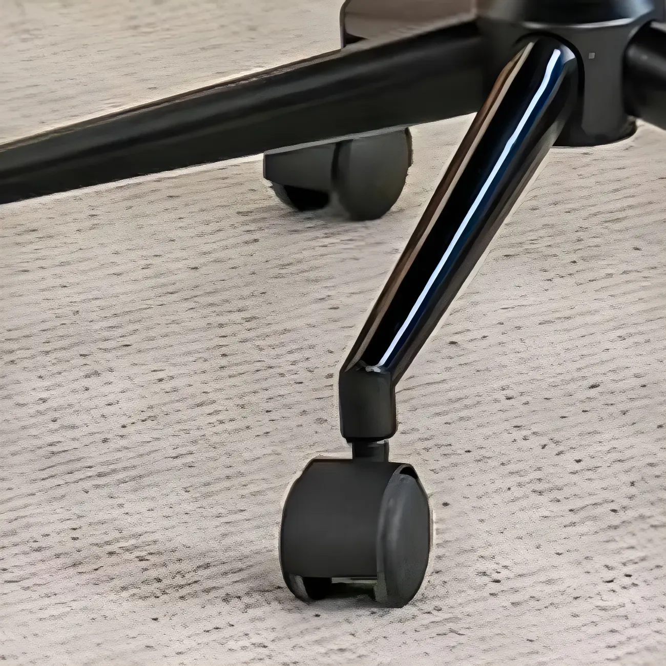 Modern Tan Leather Adjustable Swivel Office Chair Image - 16