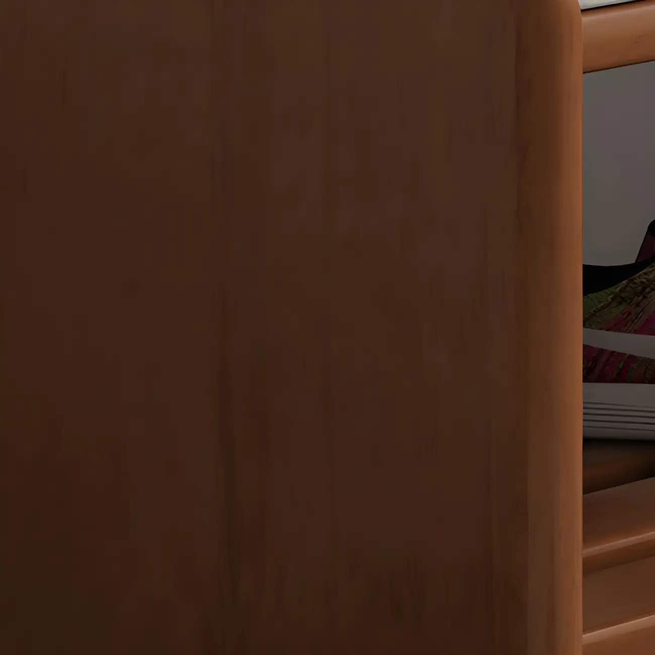 Entryway Natural Wood Shoe Storage Bench with Cushion Image - 9 | homeyfad