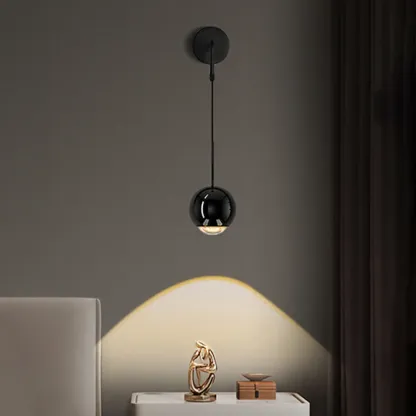 Adjustable Stylish Bedside Globe LED Wall Sconce in Dimmable