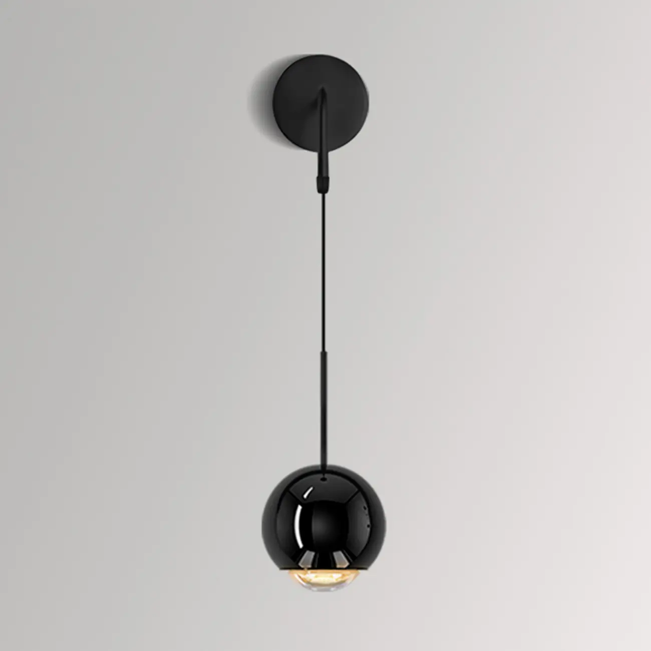 Adjustable Stylish Bedside Globe LED Wall Sconce in Dimmable | homeyfad