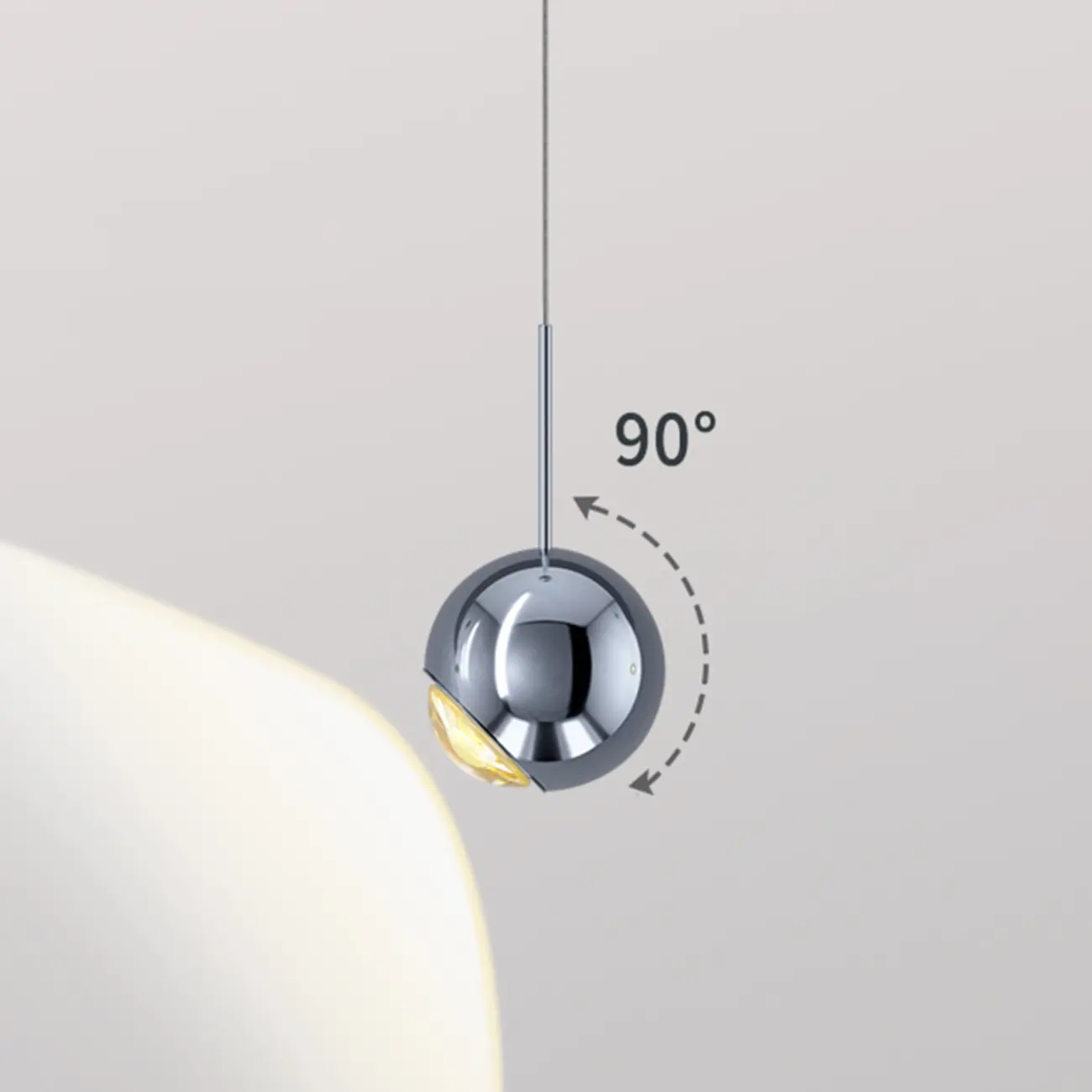 Adjustable Stylish Bedside Globe LED Wall Sconce in Dimmable | homeyfad