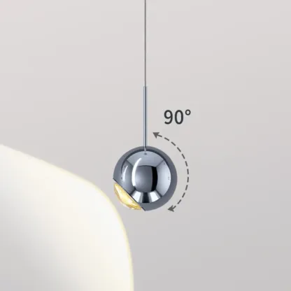 Adjustable Stylish Bedside Globe LED Wall Sconce in Dimmable