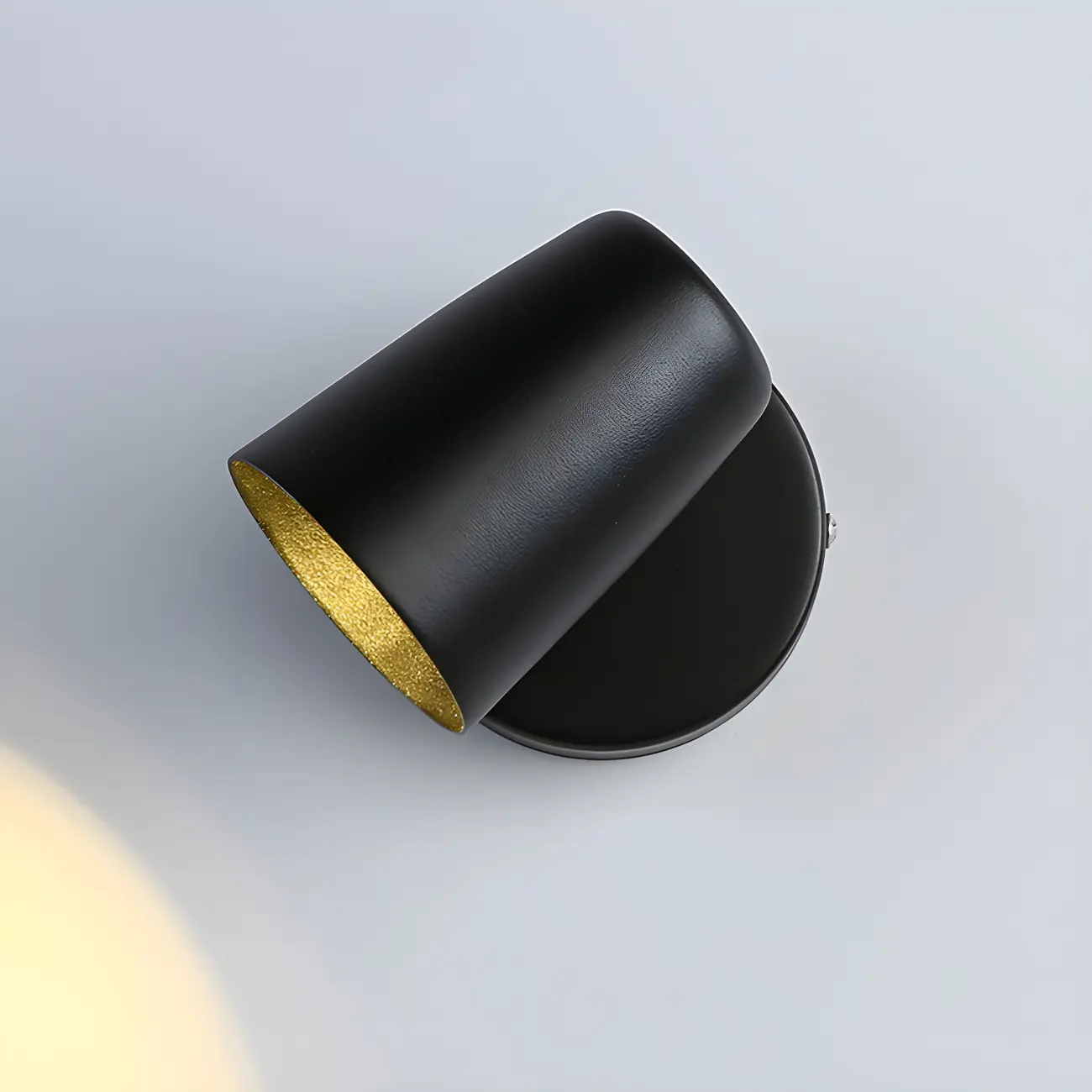 Simplicity 1-Light Cylinder Metal Indoor Adjustable Wall Sconce Image - 12 | homeyfad