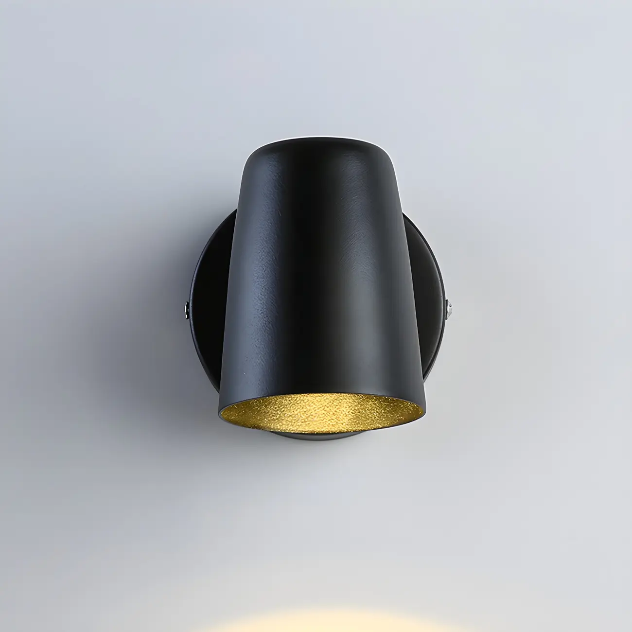 Simplicity 1-Light Cylinder Metal Indoor Adjustable Wall Sconce Image - 13 | homeyfad