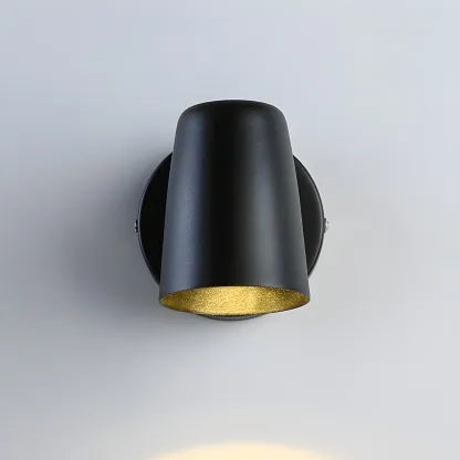 Simplicity 1-Light Cylinder Metal Indoor Adjustable Wall Sconce Image - 13