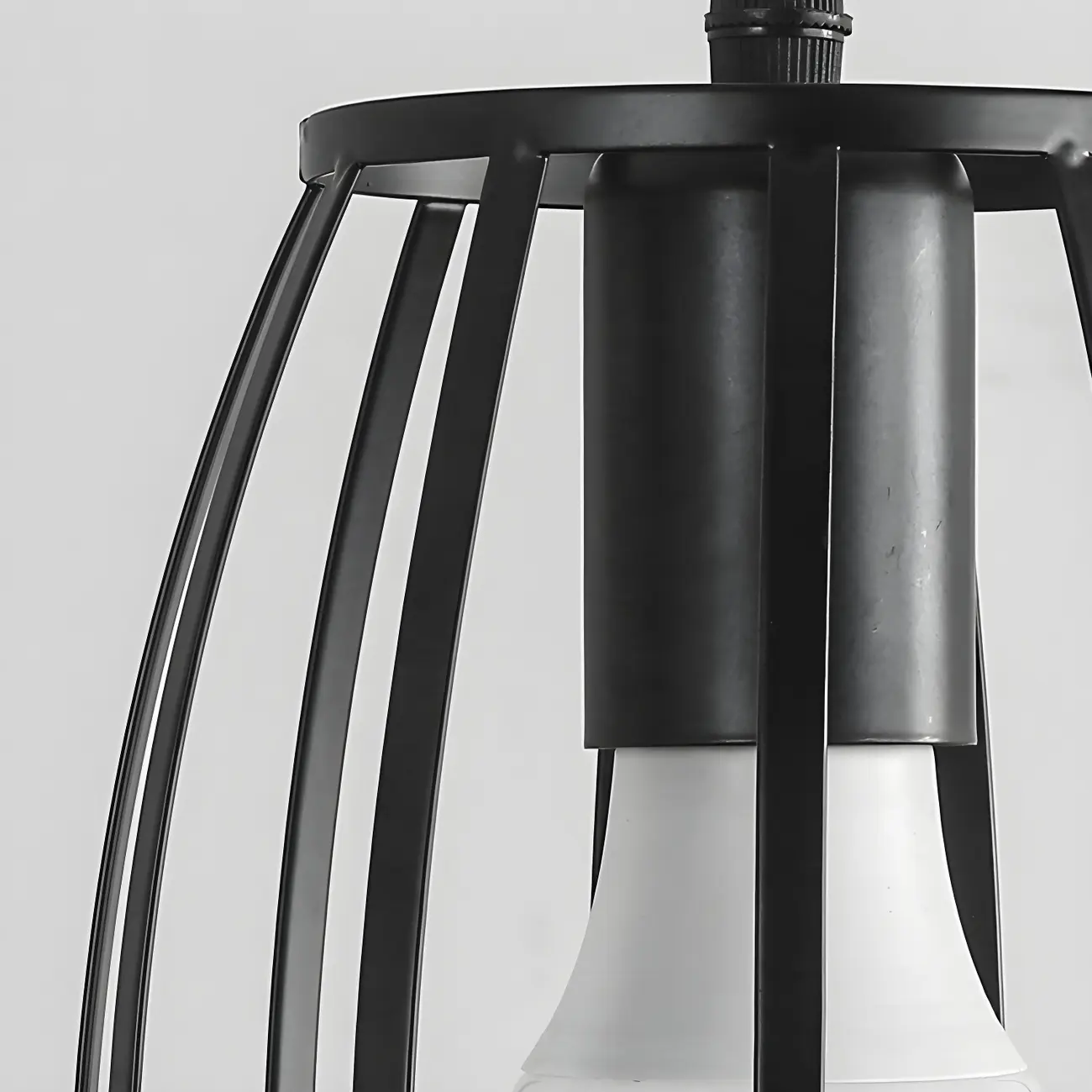 Industrial Black Geometric Adjustable Pendant Light Image - 6 | homeyfad
