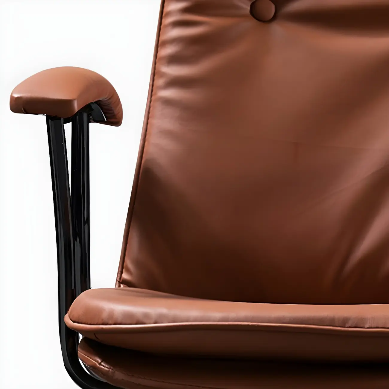 Modern Leather Adjustable Swivel Office Chair Image - 20 | homeyfad