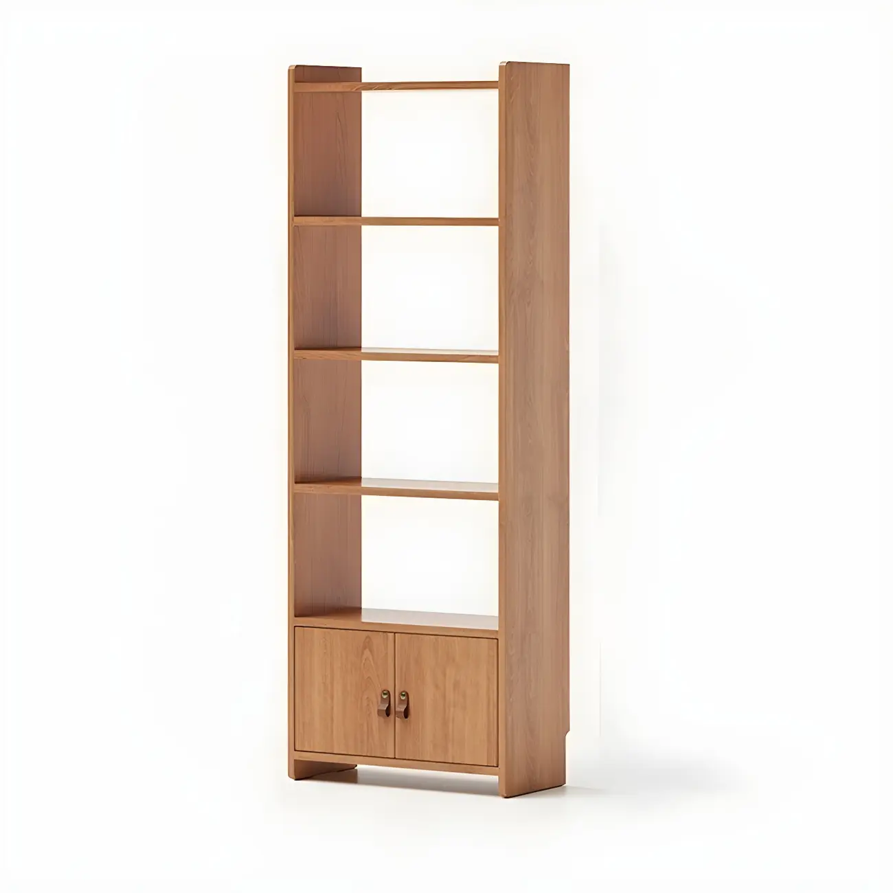 Rustic Brown Cabinets Storage Wood Bookshelf Image - 7 | homeyfad